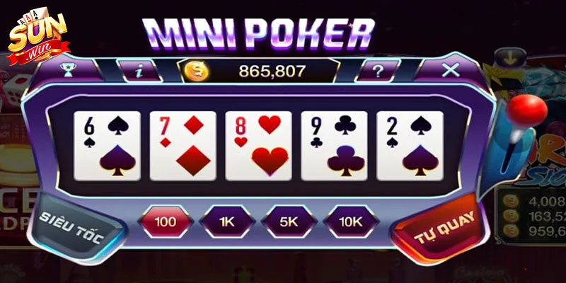 Sơ lược về mini poker
