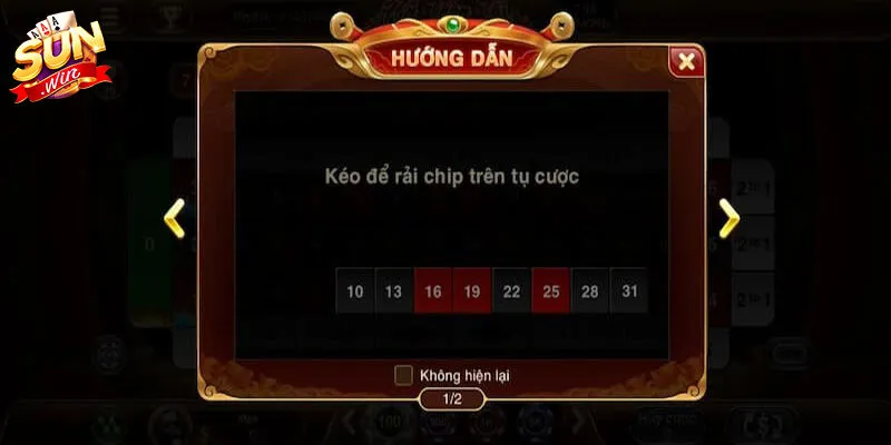 Hướng dẫn luật chơi Roulette 3D Sunwin