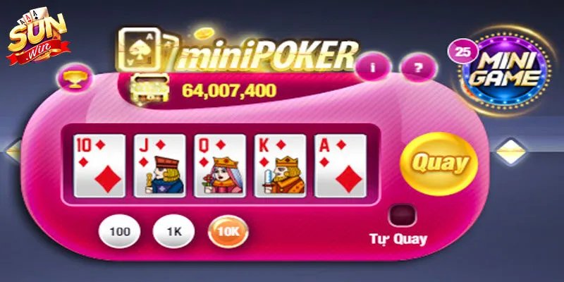 Mini Poker - Tựa Game Quay Hũ Đổi Thưởng Cực Hot 2024